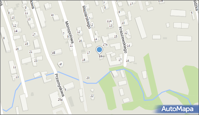 Tarnów, Maziarskiego Stanisława, 18, mapa Tarnów