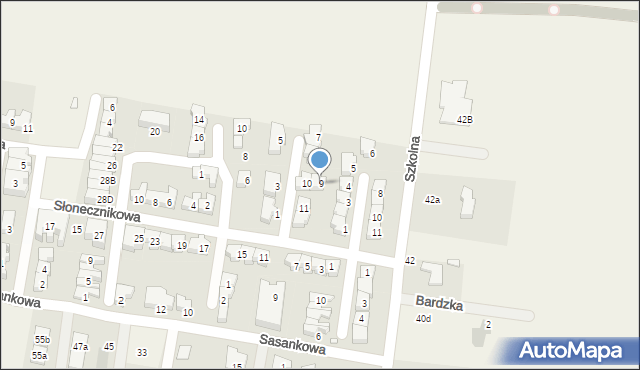 Tarnowo Podgórne, Magnoliowa, 9, mapa Tarnowo Podgórne