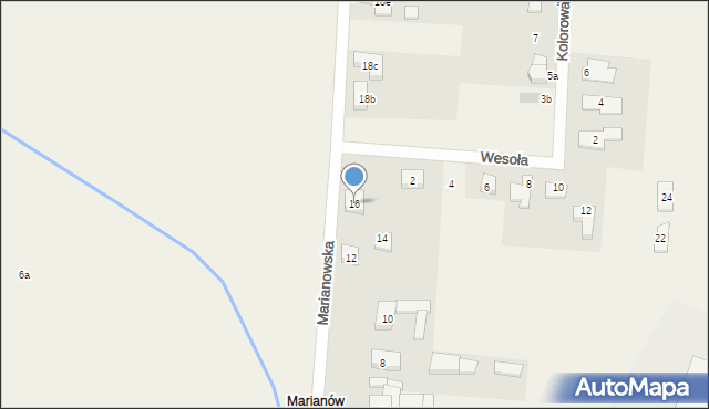 Tarnowo Podgórne, Marianowska, 16, mapa Tarnowo Podgórne