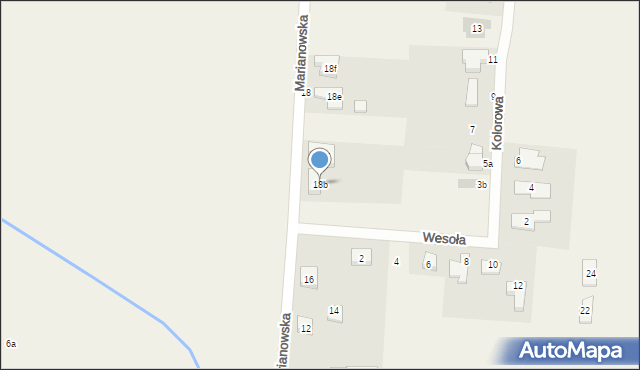 Tarnowo Podgórne, Marianowska, 18b, mapa Tarnowo Podgórne
