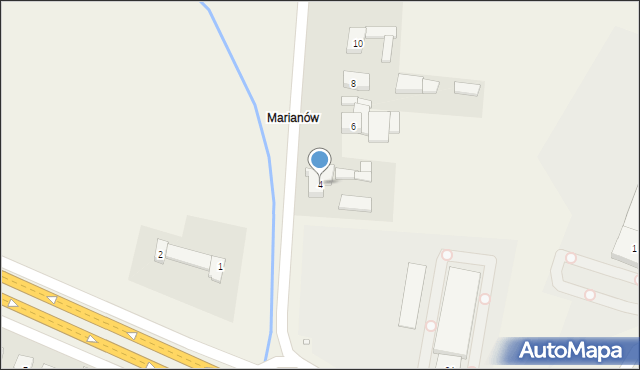 Tarnowo Podgórne, Marianowska, 4, mapa Tarnowo Podgórne