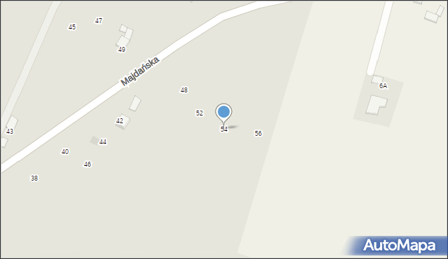 Tomaszów Lubelski, Majdańska, 54, mapa Tomaszów Lubelski