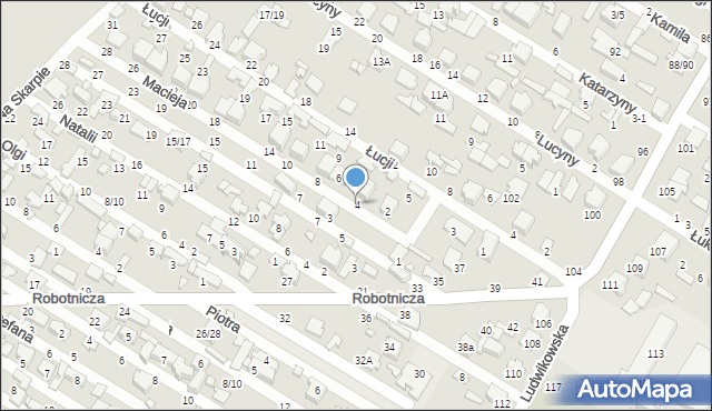 Tomaszów Mazowiecki, Magdaleny, 4, mapa Tomaszów Mazowiecki