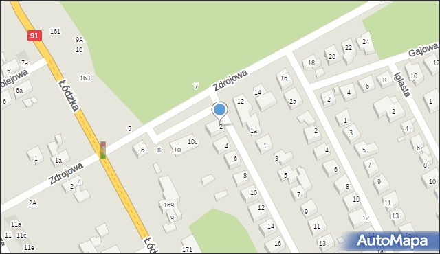 Toruń, Matysiaków, 2, mapa Torunia