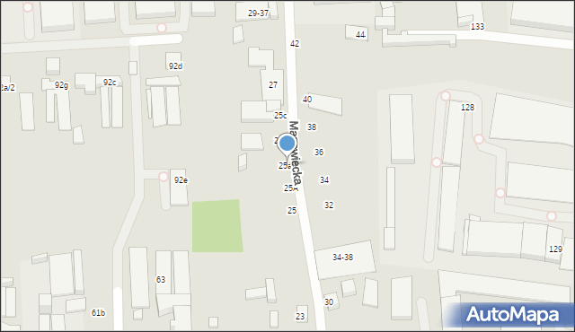 Toruń, Mazowiecka, 25aa, mapa Torunia