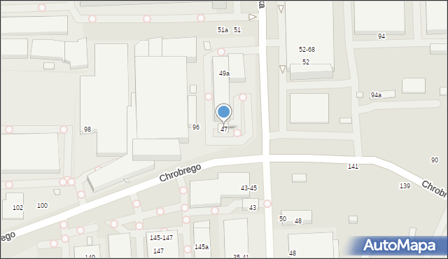 Toruń, Mazowiecka, 47, mapa Torunia