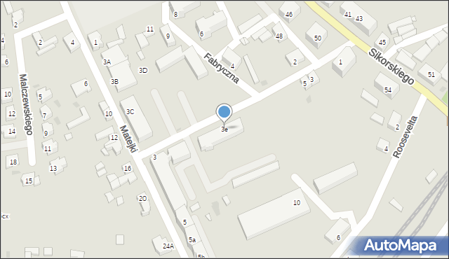 Trzcianka, Matejki Jana, 3e, mapa Trzcianka