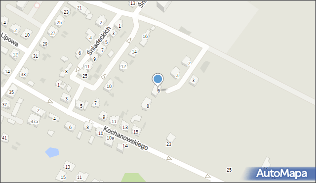 Trzemeszno, Marchlewicza Andrzeja, mjr., 6, mapa Trzemeszno