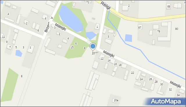 Tuł, Matejki Jana, 10, mapa Tuł