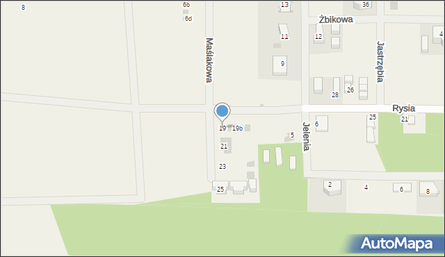Tupadły, Maślakowa, 19, mapa Tupadły