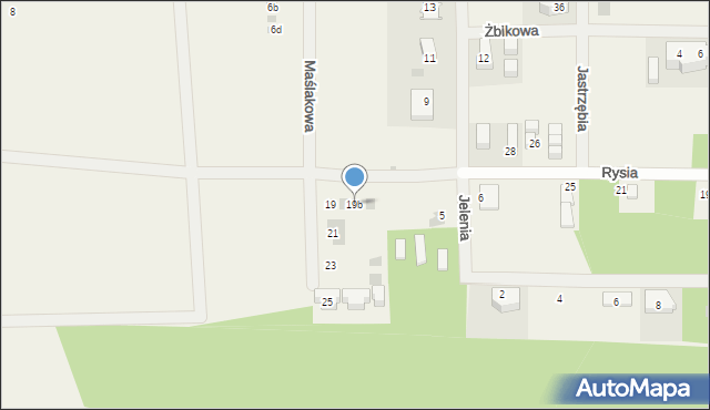 Tupadły, Maślakowa, 19b, mapa Tupadły