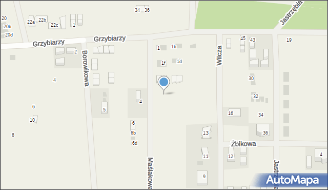 Tupadły, Maślakowa, 5a, mapa Tupadły