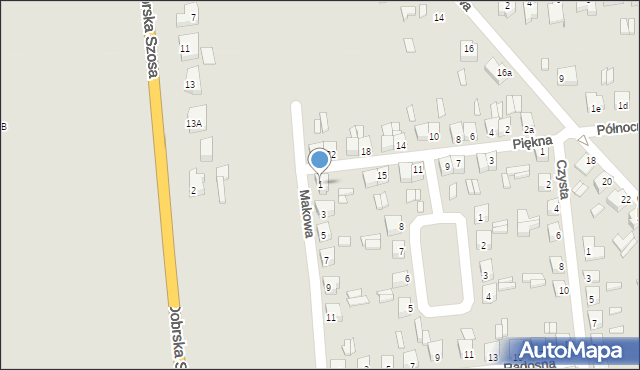 Turek, Makowa, 1, mapa Turka