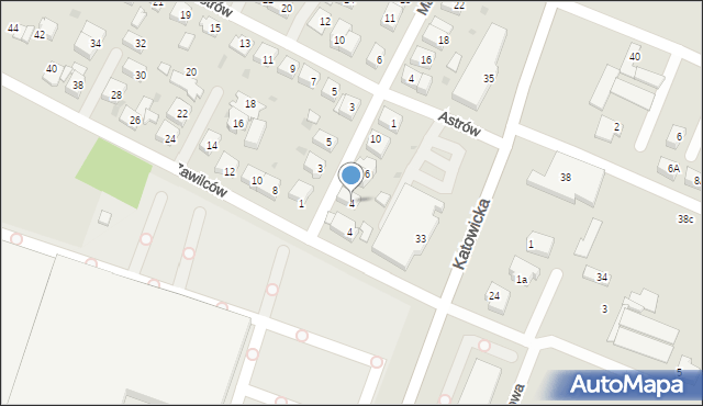 Tychy, Maków, 4, mapa Tychów