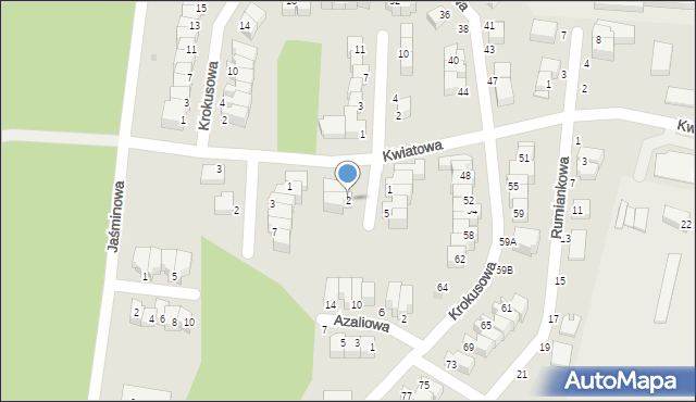 Ustka, Makowa, 2, mapa Ustka