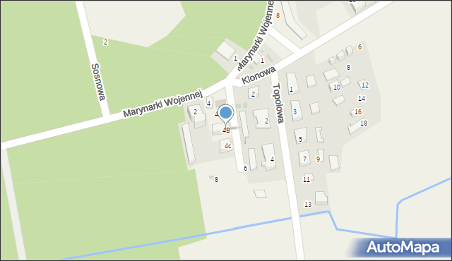 Ustronie Morskie, Marynarki Wojennej, 4B, mapa Ustronie Morskie