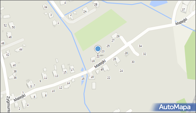 Wadowice, Matejki Jana, 21, mapa Wadowice