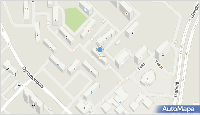 Warszawa, Magellana Ferdynanda, 4, mapa Warszawy