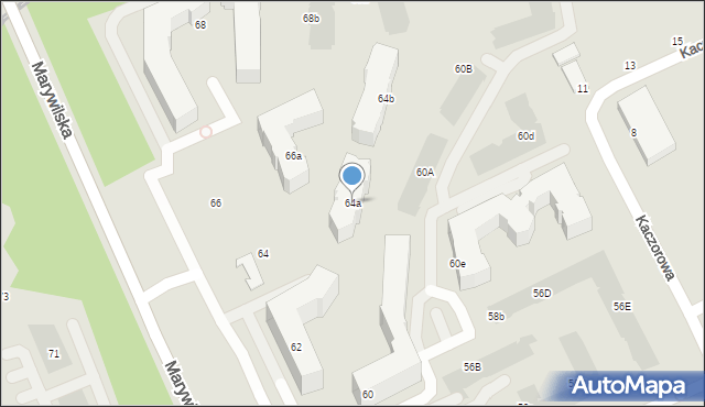 Warszawa, Marywilska, 64a, mapa Warszawy
