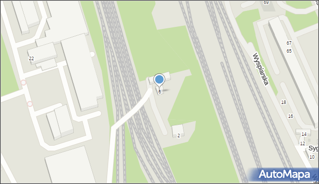 Warszawa, Marcelińska, 6, mapa Warszawy