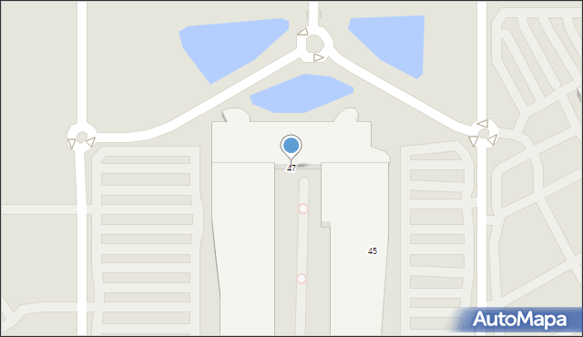 Warszawa, Malborska, 47, mapa Warszawy