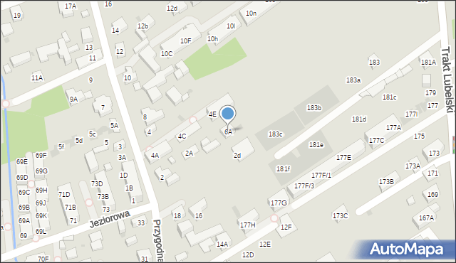 Warszawa, Masłowiecka, 6A, mapa Warszawy