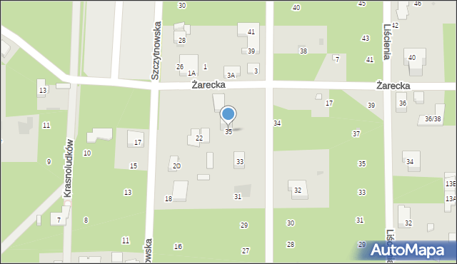 Warszawa, Marty, 35, mapa Warszawy