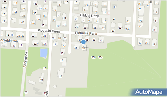 Warszawa, Marmurowa, 26, mapa Warszawy