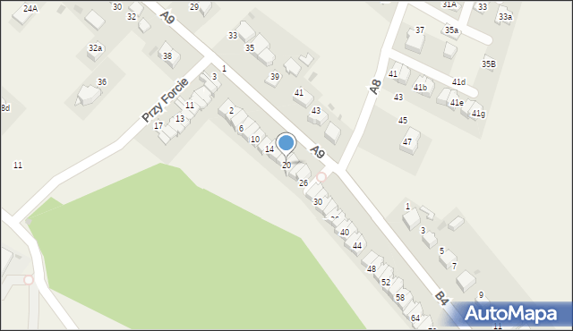 Węgrzce, Magiczna, 20, mapa Węgrzce