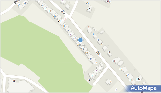 Węgrzce, Magiczna, 50, mapa Węgrzce