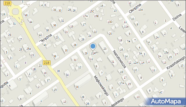 Wejherowo, Majkowskiego Aleksandra, dr., 11A, mapa Wejherowo