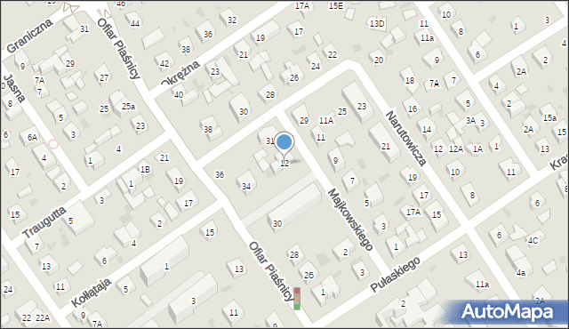 Wejherowo, Majkowskiego Aleksandra, dr., 12, mapa Wejherowo