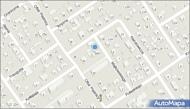 Wejherowo, Majkowskiego Aleksandra, dr., 12A, mapa Wejherowo