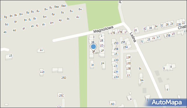 Wieliczka, Magnoliowa, 3G, mapa Wieliczka