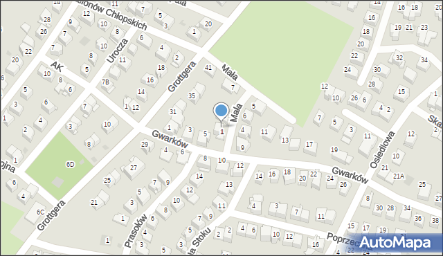 Wieliczka, Mała, 2, mapa Wieliczka