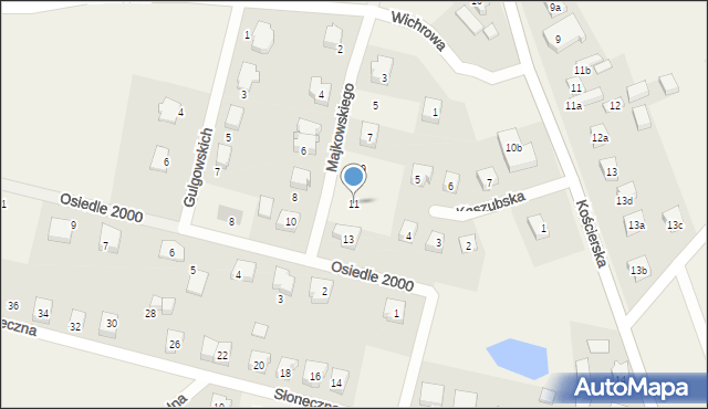 Wielki Klincz, Majkowskiego Aleksandra, dr., 11, mapa Wielki Klincz