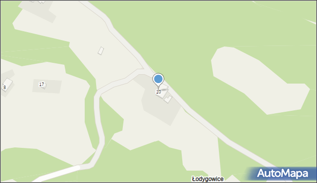 Wilkowice, Magurka Łodygowicka, 10, mapa Wilkowice