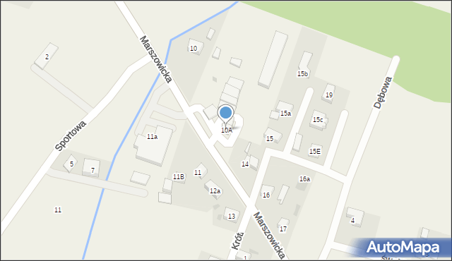 Wilkszyn, Marszowicka, 12, mapa Wilkszyn