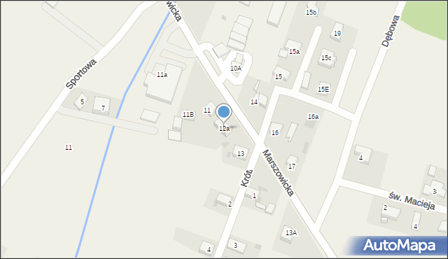 Wilkszyn, Marszowicka, 12a, mapa Wilkszyn