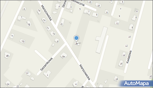 Wilkszyn, Marszowicka, 2e, mapa Wilkszyn