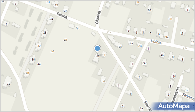 Wilkszyn, Marszowicka, 3b, mapa Wilkszyn