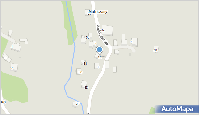 Wisła, Malinczanów, 3A, mapa Wisła