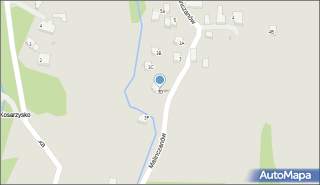 Wisła, Malinczanów, 3D, mapa Wisła