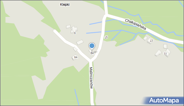 Wisła, Malinczanów, 6A, mapa Wisła