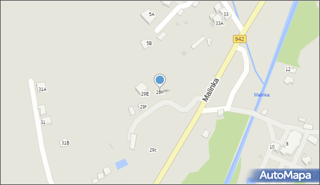 Wisła, Malinka, 29h, mapa Wisła