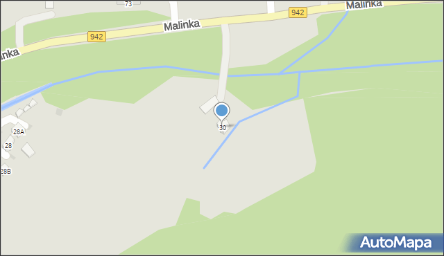 Wisła, Malinka, 30, mapa Wisła