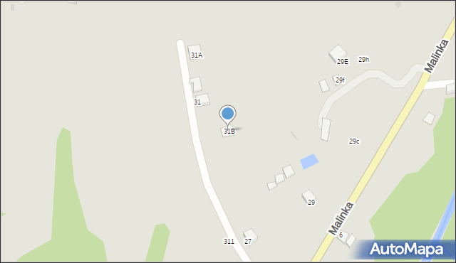 Wisła, Malinka, 31B, mapa Wisła