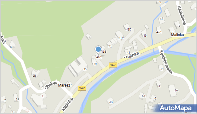 Wisła, Malinka, 41A, mapa Wisła