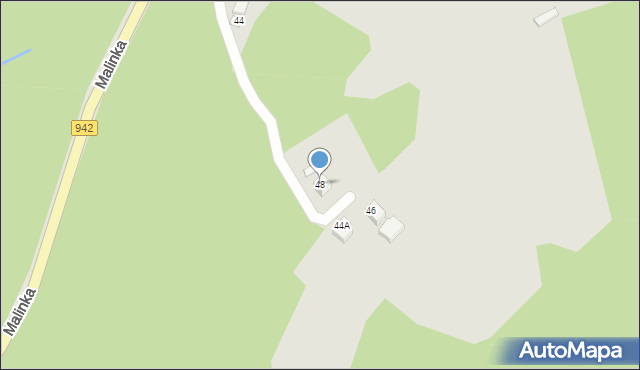 Wisła, Malinka, 48, mapa Wisła