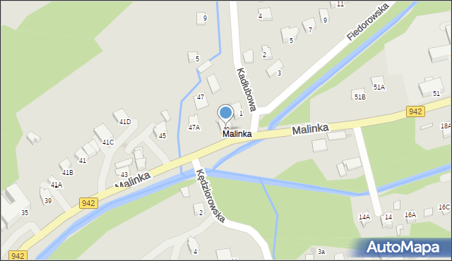 Wisła, Malinka, 49, mapa Wisła